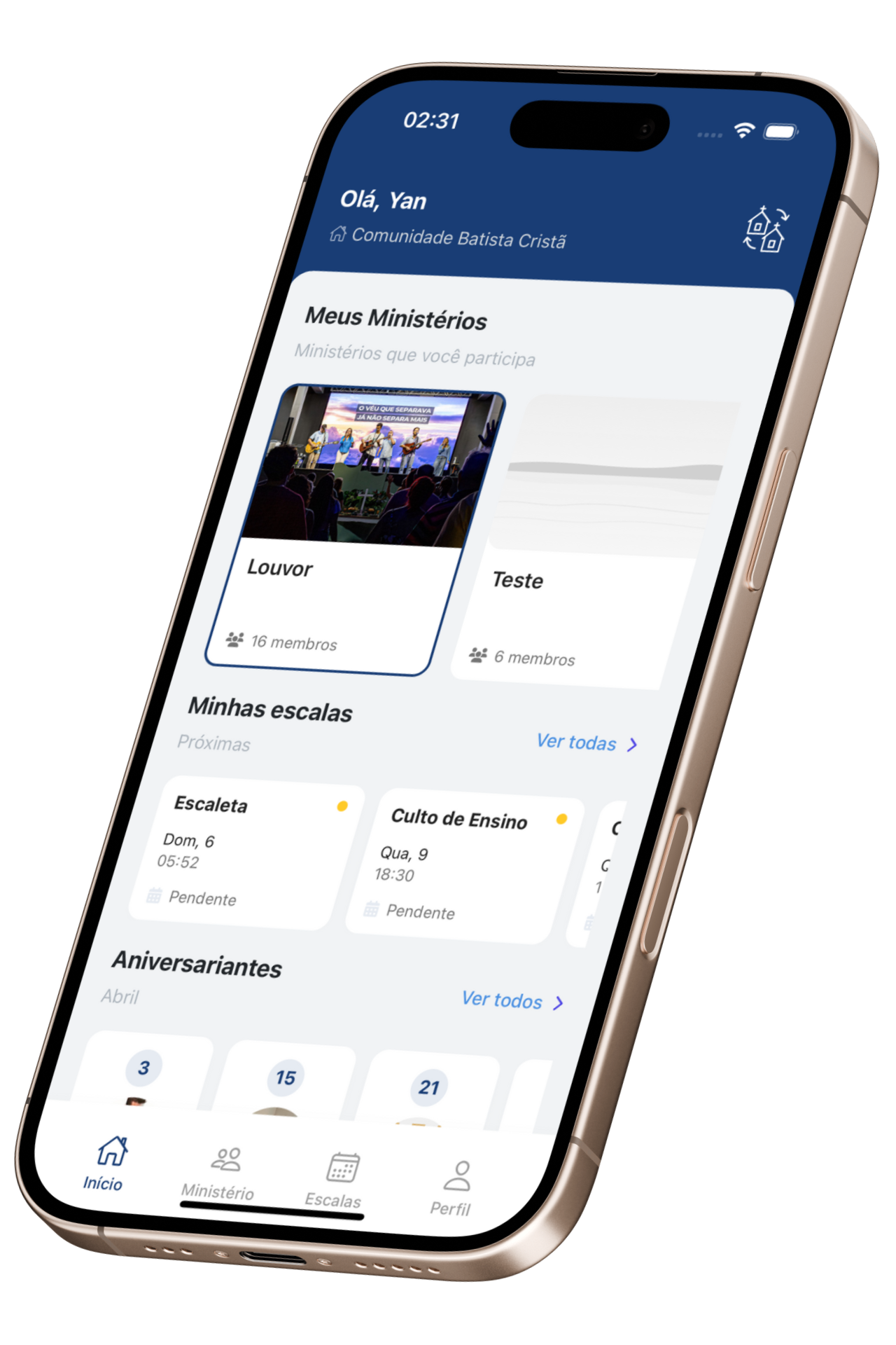 Diakonia App Screenshot